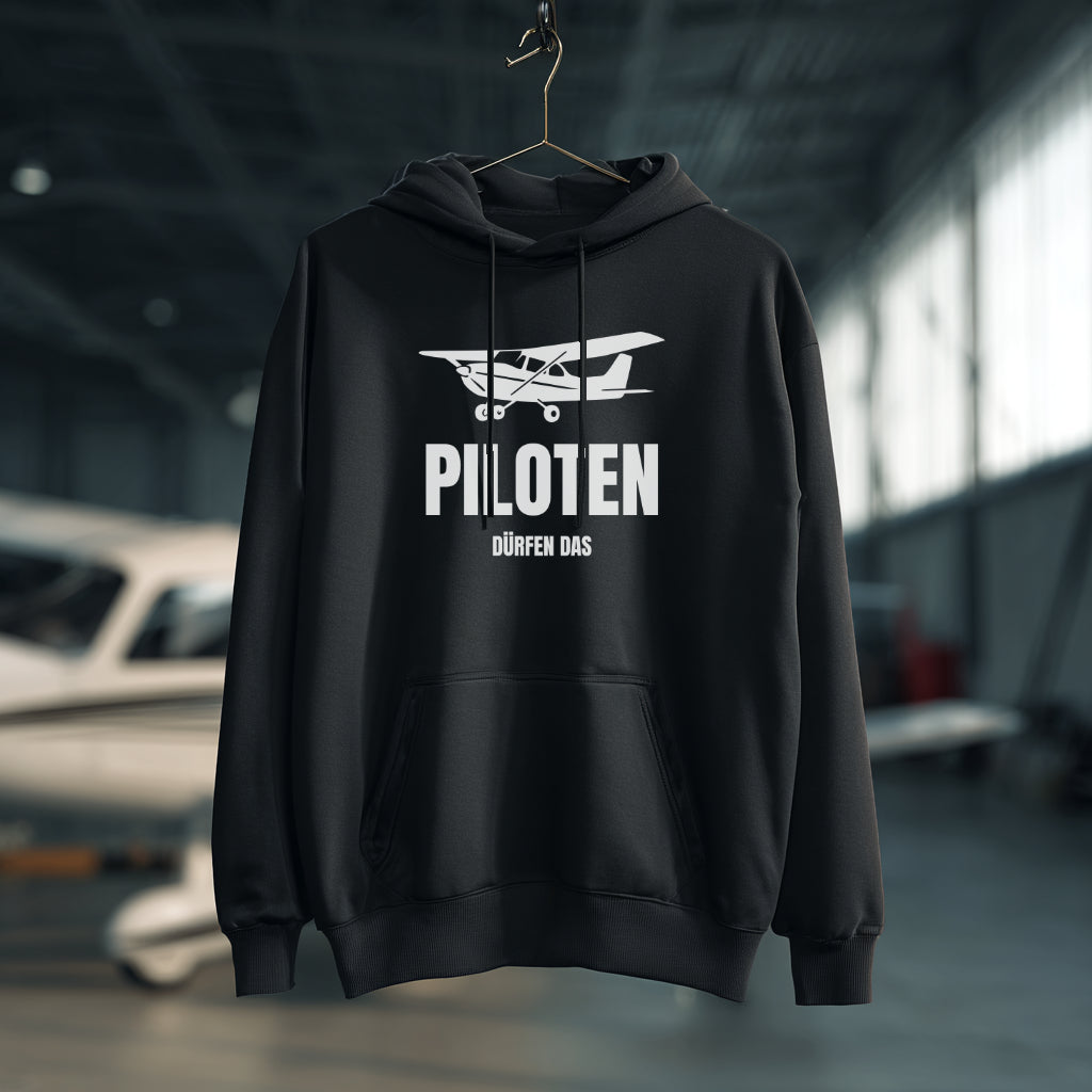 Hoodie - Piloten dürfen das