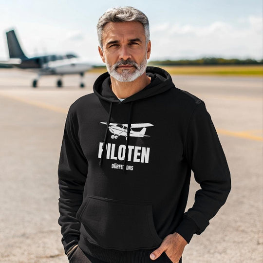 Hoodie - Piloten dürfen das