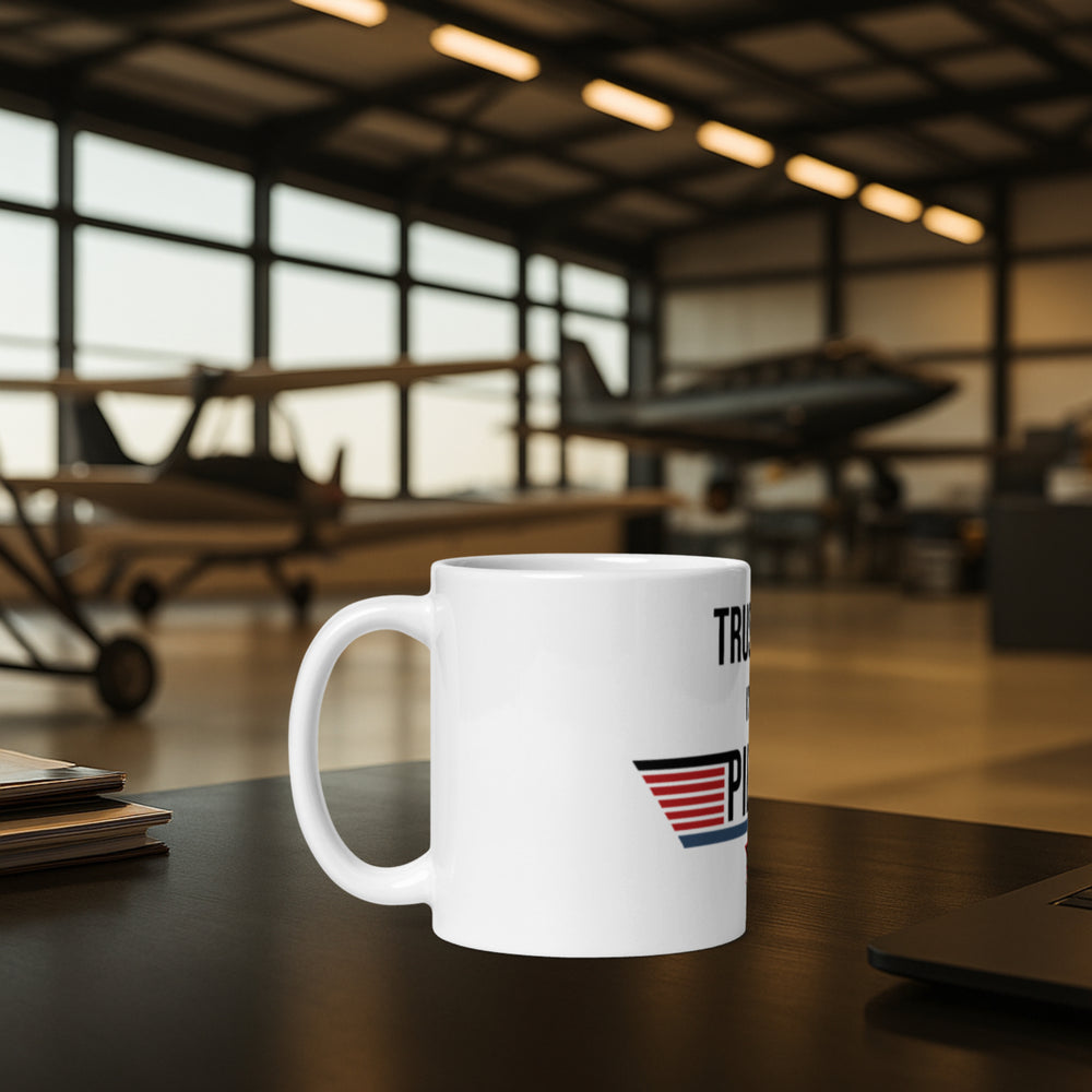 Tasse weiß - Trust me, I`m a Pilot