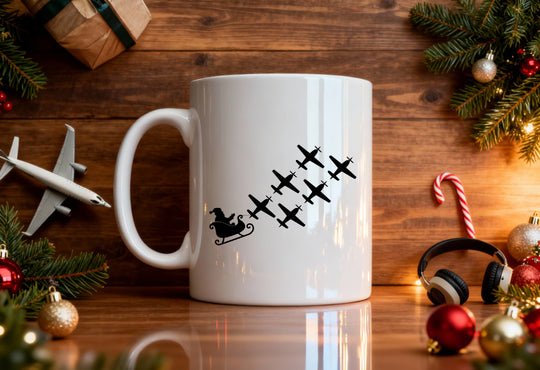 Tasse - Santa's Flying Sled | Weihnachts-Edition