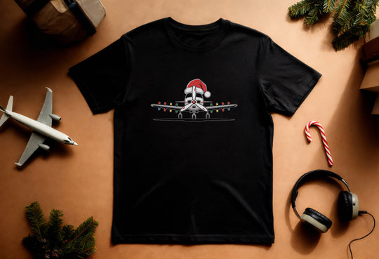 T-Shirt - Weihnachtsflugzeug | Weihnachts-Edition