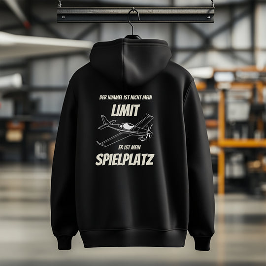 Zip Hoodie - Der Himmel ist mein Spielplatz
