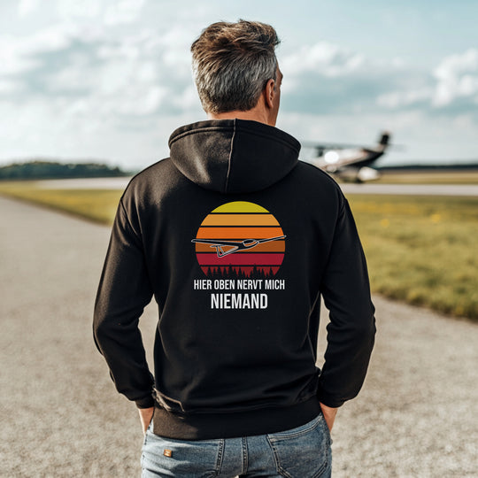 Zip Hoodie - Hier oben nervt mich niemand