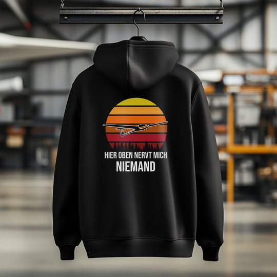 Zip Hoodie - Hier oben nervt mich niemand