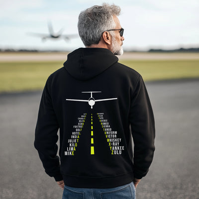 Zipper - Pilotenalphabet als Landebahn