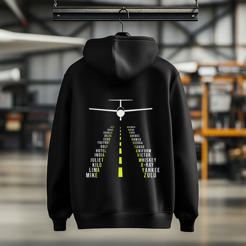 Zipper - Pilotenalphabet als Landebahn