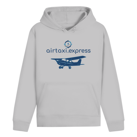 airtaxi.express | Hoodie - Logo mit UL-Flieger