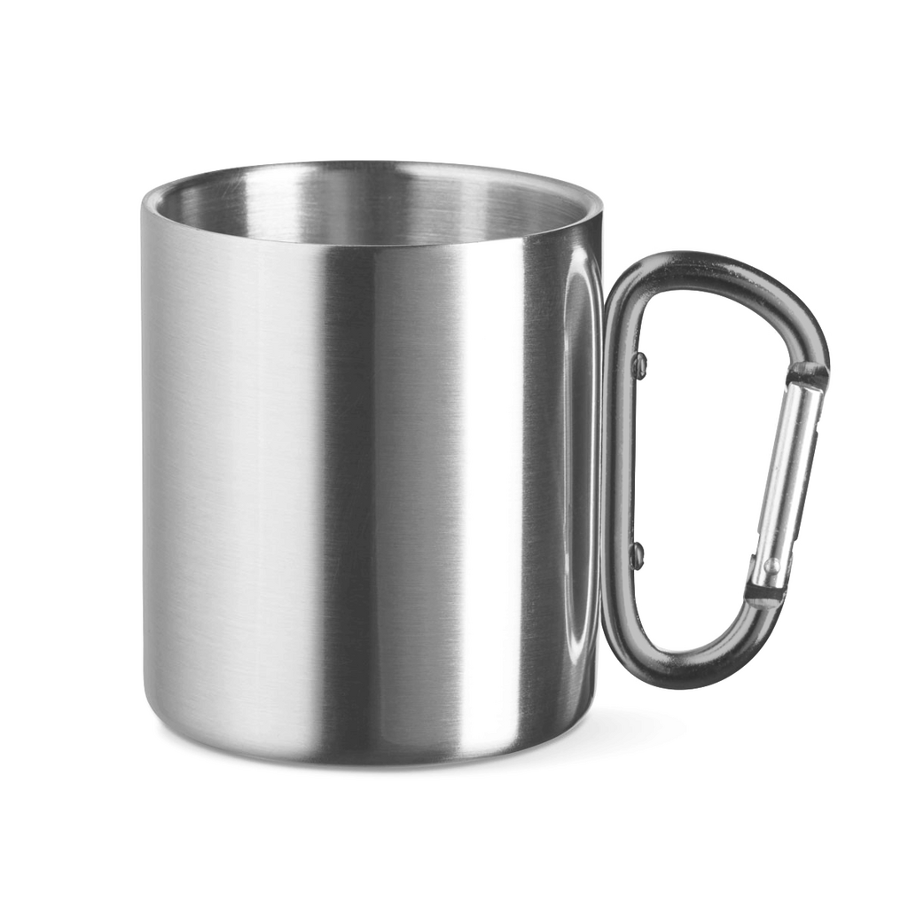 Edelstahltasse mit Karabinergriff - Trust me I'm a Pilot