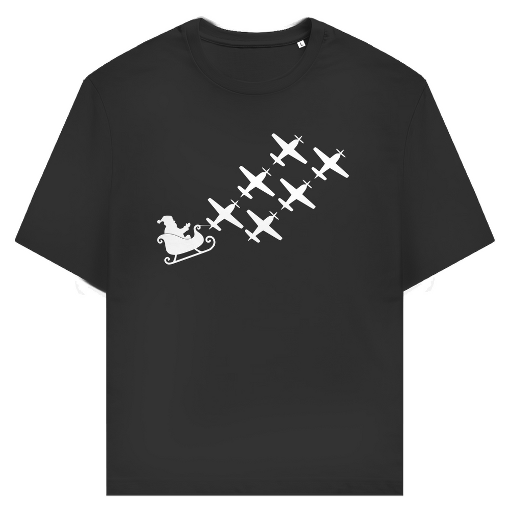 T-Shirt - Santa's Flying Sled | Weihnachts-Edition