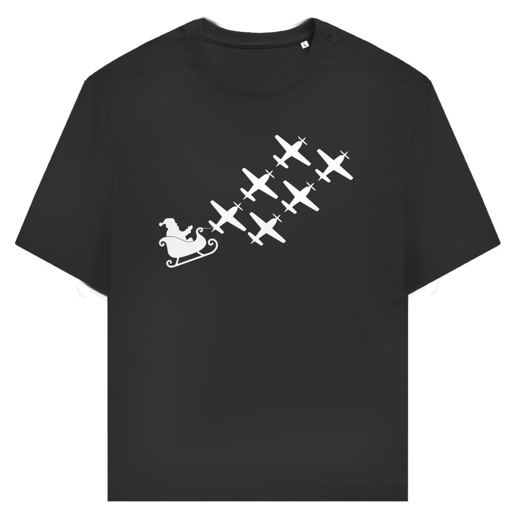 T-Shirt - Santa's Flying Sled | Weihnachts-Edition
