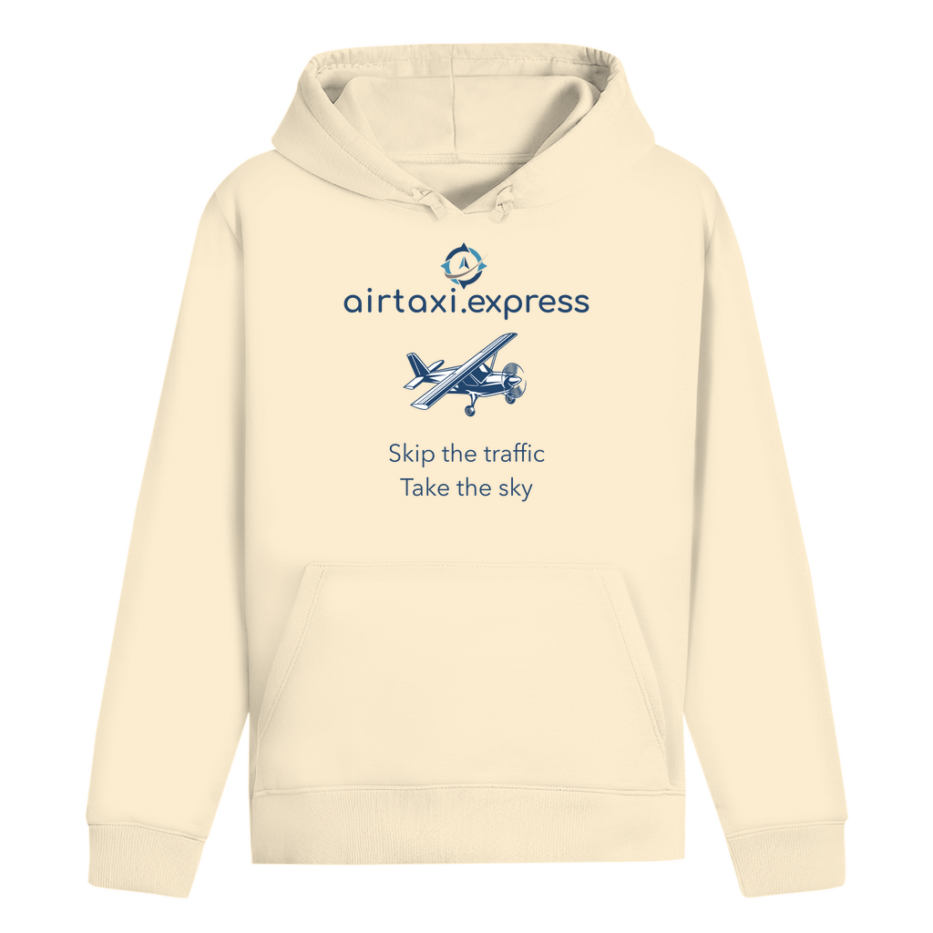 airtaxi.express | Hoodie - Skip The Traffic, Take The Sky