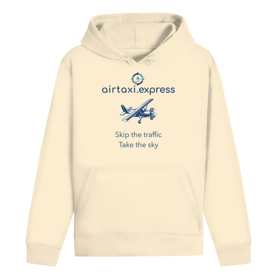 airtaxi.express | Hoodie - Skip The Traffic, Take The Sky