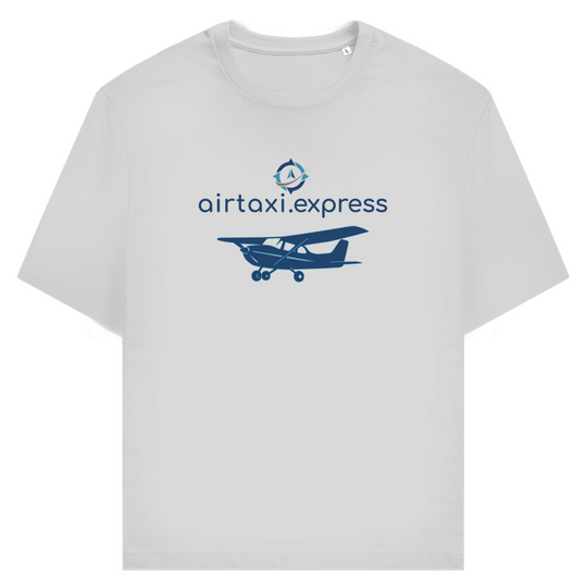 airtaxi.express | T-Shirt - Logo mit UL-Flieger