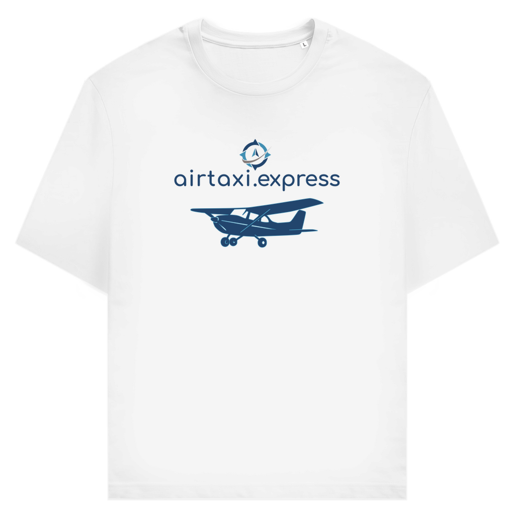 airtaxi.express | T-Shirt - Logo mit UL-Flieger