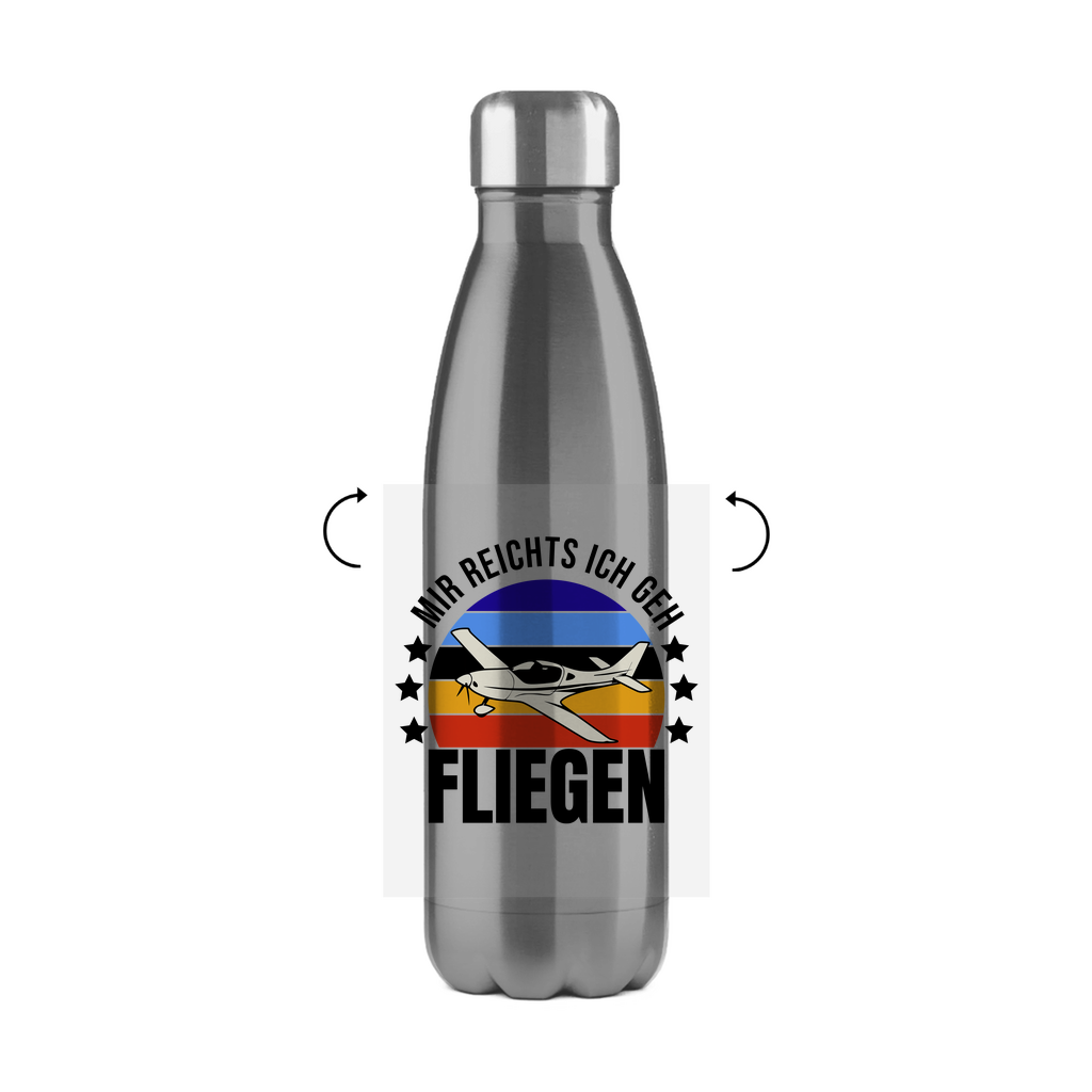 Edelstahl-Thermoflasche - Mir reichts ich geh fliegen