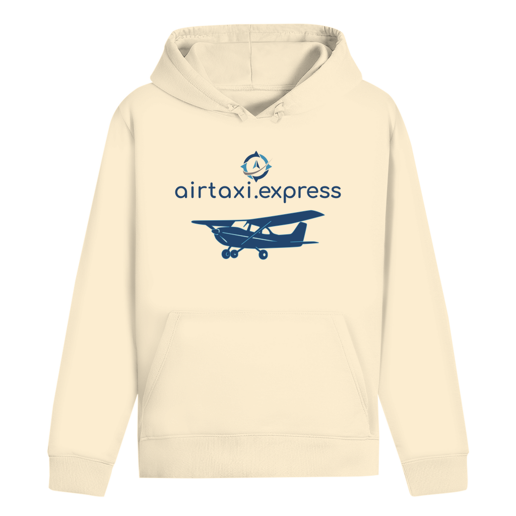 airtaxi.express | Hoodie - Logo mit UL-Flieger