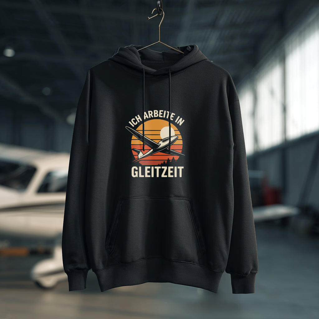 Hoodie - Ich arbeite in Gleitzeit